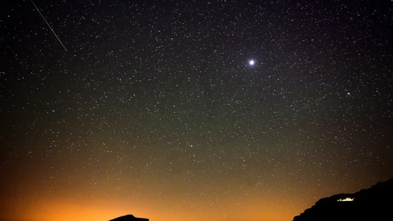 El observatorio de Calar Alto capta dos meteoros en el cielo del sur de España por primera vez