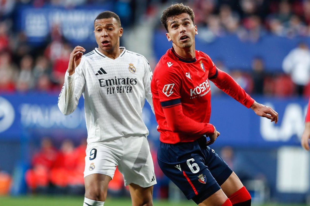 La RFEF niega el aplazamiento pedido por el Real Madrid para su partido frente a Osasuna en la