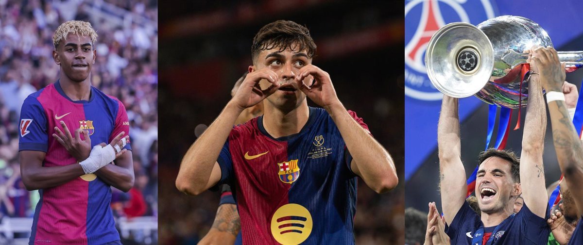 Lamine Yamal, Pedri y Fabián Ruiz son nominados al Balón de Oro este año