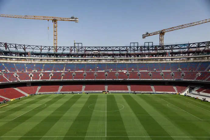 El Barça confirma que las obras del Spotify Camp Nou progresan de manera satisfactoria y constante