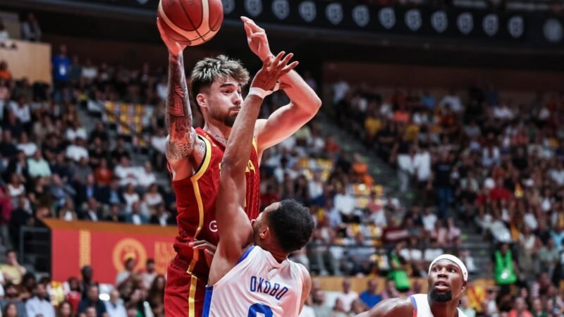 Francia supera a España en Badalona en un emocionante partido de baloncesto