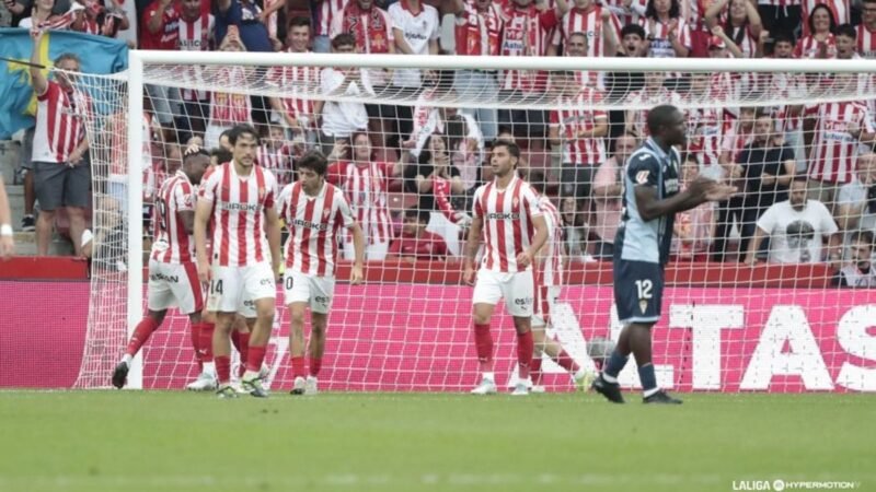 El Sporting supera al Córdoba y Almería y Albacete se llenan de goles en un emocionante partido