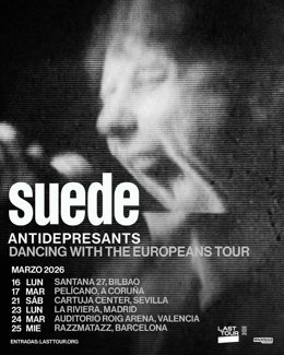 Suede, la icónica banda de britpop, ofrecerá seis conciertos en España en 2026 para presentar su