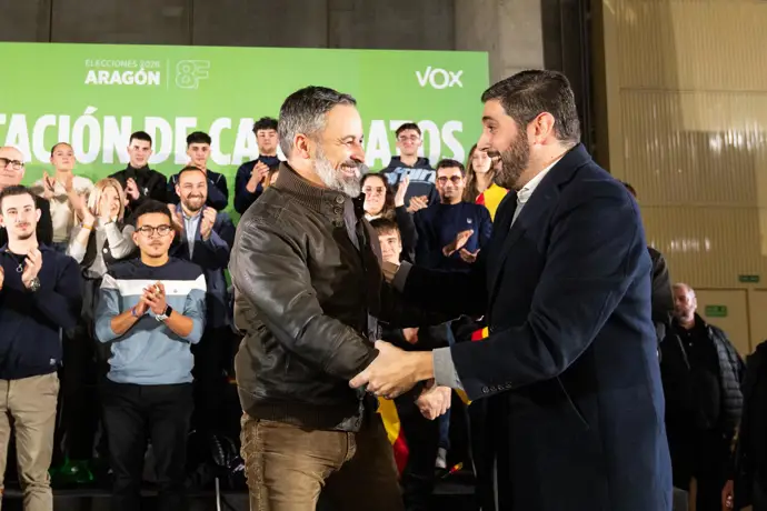 Abascal promueve eventos casi diarios en Aragón para atraer al electorado descontento con PP y PSOE