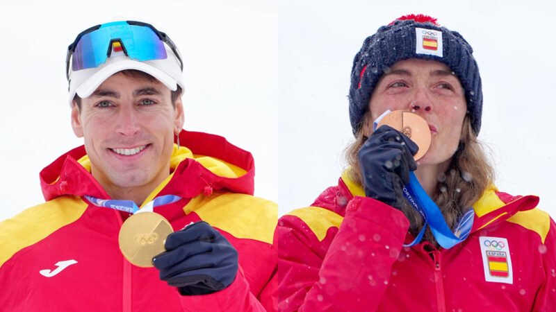 Oriol Cardona y Ana Alonso, oro y bronce en esquí de montaña en Milán-Cortina