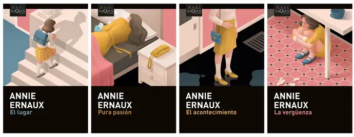 Maxi Tusquets publica en edición bolsillo las obras de Annie Ernaux: ‘El lugar’, ‘Pura pasión’,