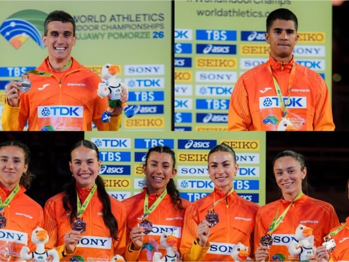Mariano García, Attaoui y el relevo 4×400 femenino brillan en el Mundial con medallas para España