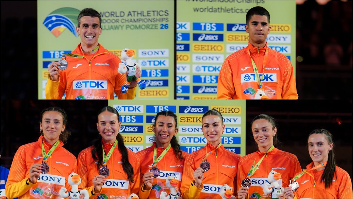 Mariano García, Attaoui y el relevo 4×400 femenino brillan en el Mundial con medallas para España