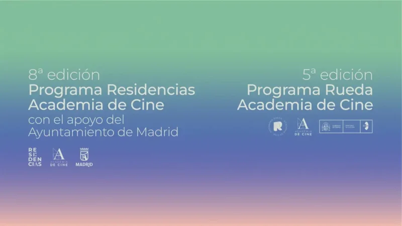 La Academia de Cine abre las inscripciones para Residencias y Rueda hasta el 8 y 15 de abril