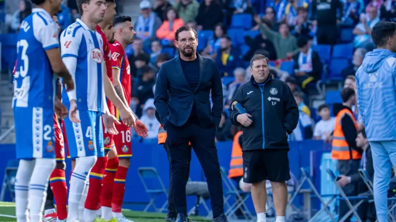 Bordalás recibe dos partidos de sanción y se cierra parcialmente el RCDE Stadium