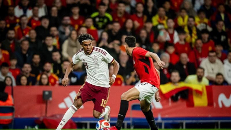 Los Mossos averiguan cánticos xenófobos e islamófobos en el partido España-Egipto.