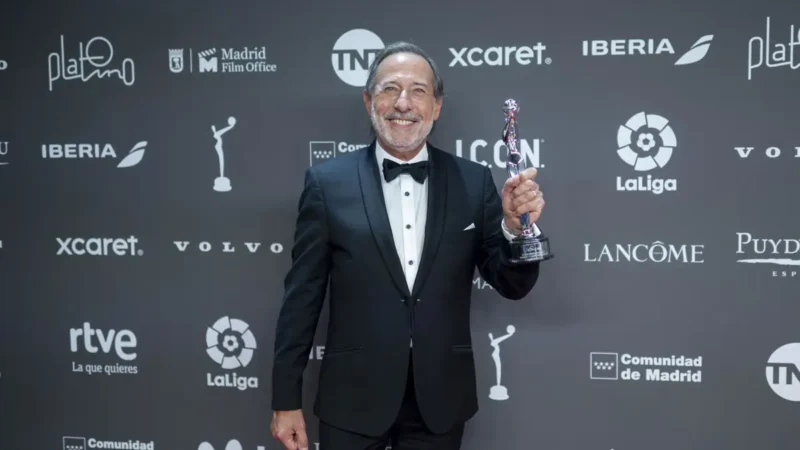 Guillermo Francella, galardonado con el Premio Platino de Honor por su destacada trayectoria en el