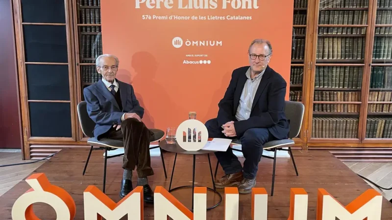 Fallece a los 91 años el filósofo Pere Lluís Font, Premio de Honor de las Letras Catalanas