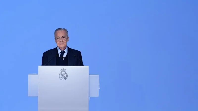 Florentino Pérez: «En este lugar, no hay lugar para rendirse