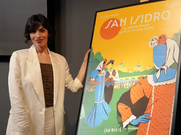 Coco Dávez, artista de Madrid, diseña el cartel de San Isidro para El Corte Inglés