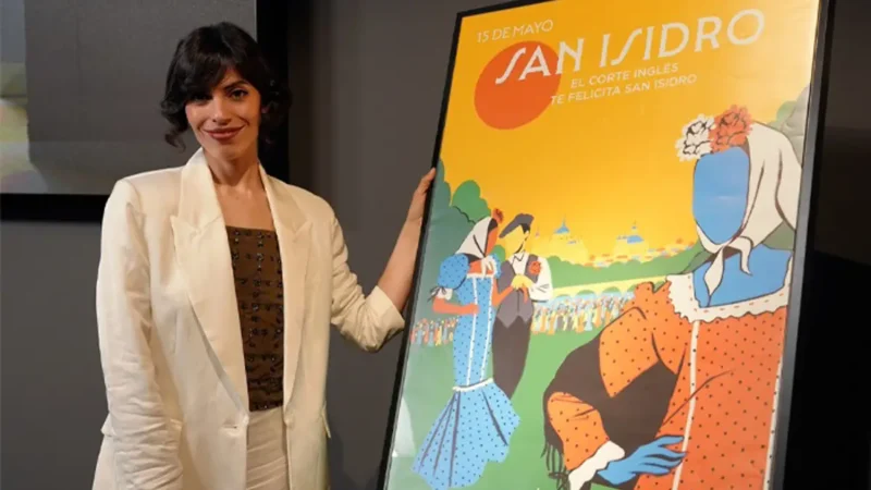 Coco Dávez, artista de Madrid, diseña el cartel de San Isidro para El Corte Inglés