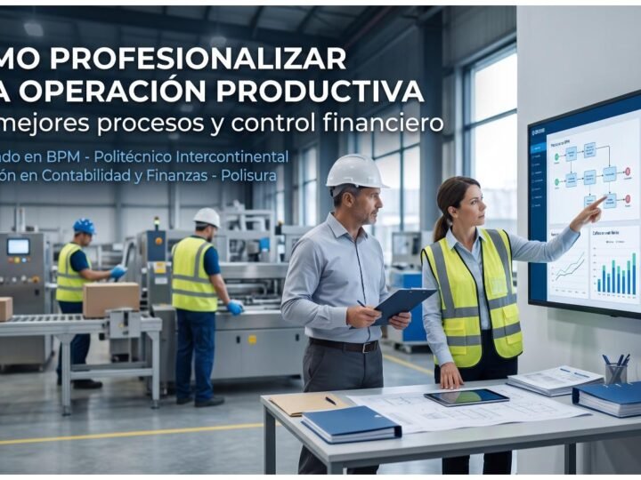 Cómo profesionalizar una operación productiva con mejores procesos y control financiero